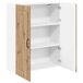 Armario de cocina de pared - Mueble cocina 80 Armario de cocina de pared - Mueble cocina 80 Blanco Brillo