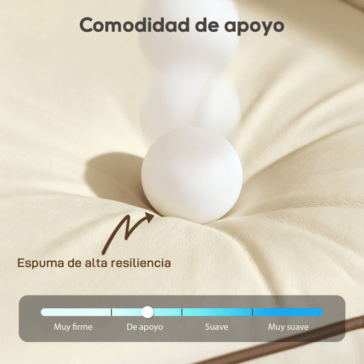 HOMCOM Poltrona Sala de Estar Estofada em Couro Sintético Poltrona Relax Moderna com Assento Largo Acolchoado Espesso Apoios de Braço e Bolso Lateral para Quarto Sala de Estar Capacidade 120 kg Bege