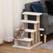 Escalera para Gato Aglomerado de Madera, Yute PawHut Escalera para Gato Aglomerado de Madera, Yute PawHut Beige