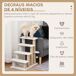Escalera para Gato Aglomerado de Madera, Yute PawHut Escalera para Gato Aglomerado de Madera, Yute PawHut Beige