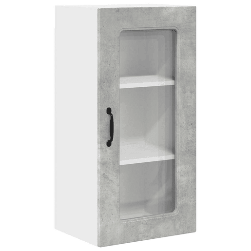 Lote de 2 Armários de cozinha suspendidos - Cozinha modular Colgantes Cinzento 40 x 31 x 80 cm