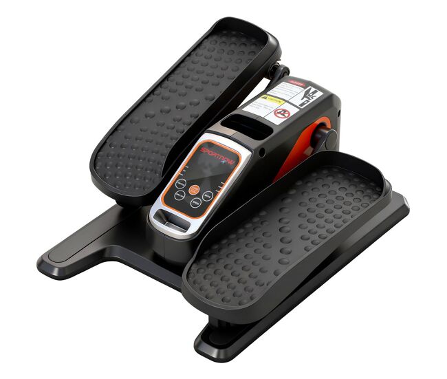 Sportnow mini elíptica eléctrica para personas mayores con 12 velocidades, modo manual y automático, control remoto, pedaleador eléctrico silencioso