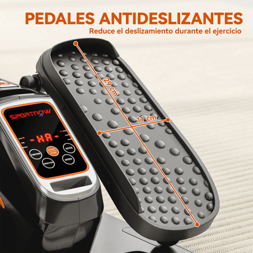 SPORTNOW Mini Elíptica Elétrica para Pessoas Idosas com 12 Velocidades Modo Manual e Automático Controlo Remoto Silencioso Portátil com Ecrã LED e Pedais Antiderrapantes 40,7x36x21,5 cm Preto SPORTNOW Mini Elíptica Elétrica para Pessoas Idosas com 12 Velocidades Modo Manual e Automático Controlo Remoto Silencioso Portátil com Ecrã LED e Pedais Antiderrapantes 40,7x36x21,5 cm Preto