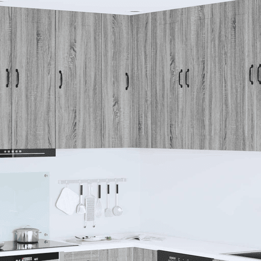 Armário de cozinha suspenso - armario de cocina colgante Cinza Sonoma 57 x 57 x 100 cm