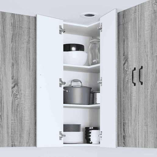 Armário de cozinha suspenso - armario de cocina colgante Cinza Sonoma 57 x 57 x 100 cm