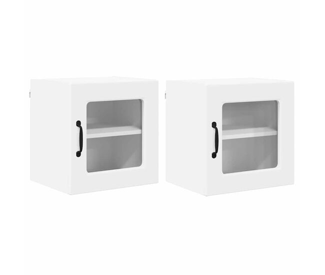 Armario de cocina de pared - Mueble cocina con estante 2 pcs 40 x 31 x 40 cm