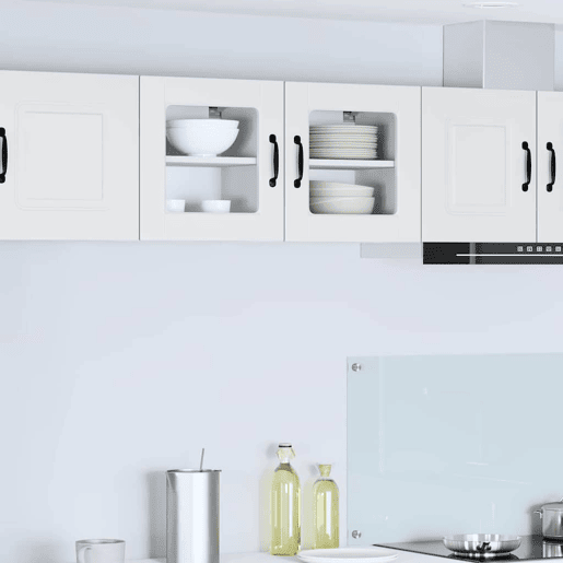Lote de 2 Armários de cozinha suspendidos - Cozinha modular Colgantes Branco 40 x 31 x 40 cm