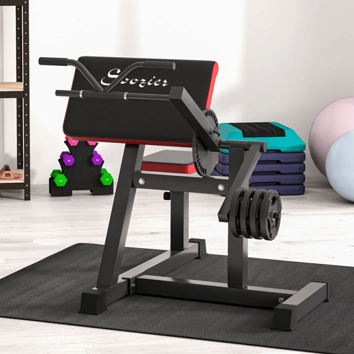 SPORTNOW Máquina de Bíceps e Tríceps 2 em 1 Banco de Curl de Pregador com Assento e Suporte de Cotovelo Ajustáveis Máquina de Curl de Bíceps e Extensão de Tríceps para Treino em Ginásio Casa 105x95x80 cm Preto