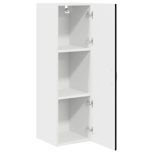 Armário de cozinha suspenso - armario de cocina colgante com porta Preto 30 x 31 x 100 cm
