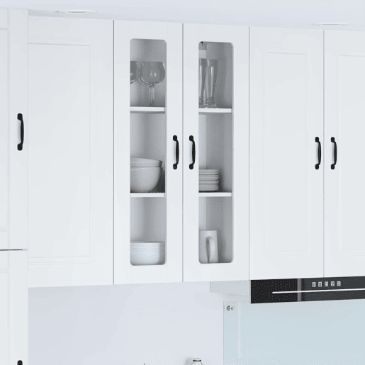 Armário de cozinha suspenso - armario de cocina colgante Branco Brilhante 60 x 31 x 100 cm