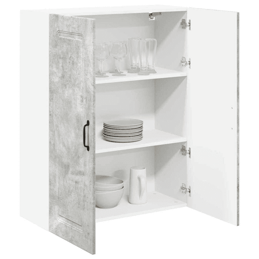 Armário de cozinha suspenso - armario de cocina colgante com porta Cinzento 80 x 31 x 100 cm
