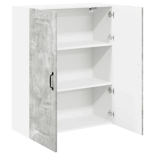 Armário de cozinha suspenso - armario de cocina colgante com porta Cinzento 80 x 31 x 100 cm