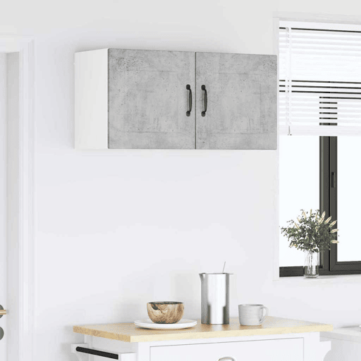 Lote de 2 Armários de cozinha suspendidos - Cozinha modular Colgantes Cinzento 40 x 31 x 40 cm