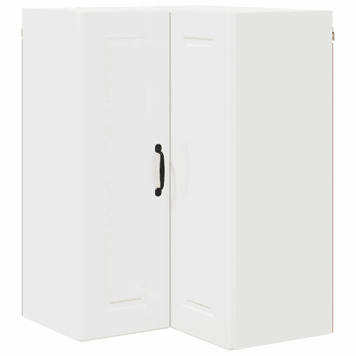 Armário de cozinha suspenso - armario de cocina colgante Branco Brilhante 57 x 57 x 80 cm