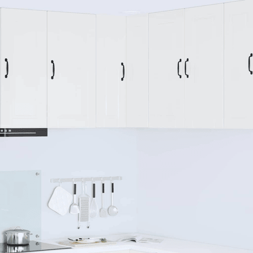 Armário de cozinha suspenso - armario de cocina colgante Branco Brilhante 57 x 57 x 80 cm