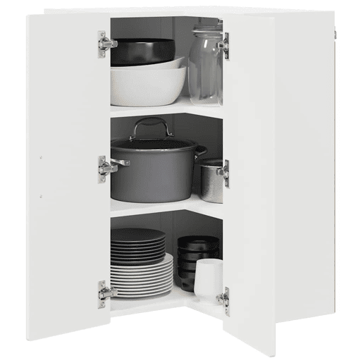 Armário de cozinha suspenso - armario de cocina colgante Branco Brilhante 57 x 57 x 80 cm