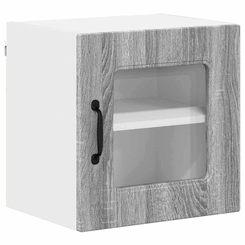 Armario de cocina de pared - Mueble cocina 40 Roble/ Gris