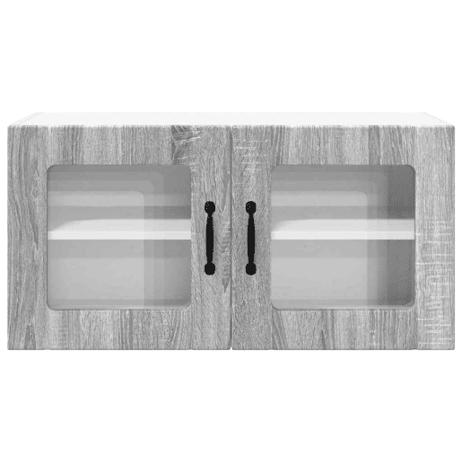 Armário de cozinha suspenso - armario de cocina colgante Cinza Sonoma 80 x 31 x 40 cm
