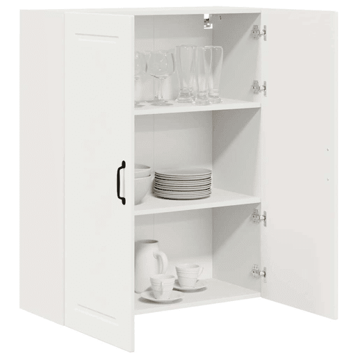 Armário de cozinha suspenso - armario de cocina colgante com porta Branco 80 x 31 x 100 cm