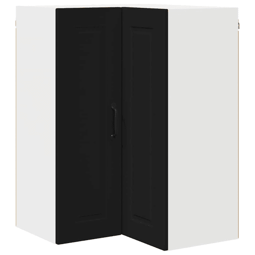 Armário de cozinha suspenso - armario de cocina colgante com porta Preto 57 x 57 x 80 cm