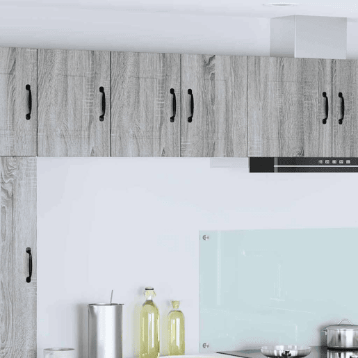Lote de 2 Armários de cozinha suspendidos - Cozinha modular Colgantes Cinza Sonoma 30 x 31 x 40 cm