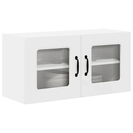 Armário de cozinha suspenso - armario de cocina colgante com porta Branco 80 x 31 x 40 cm