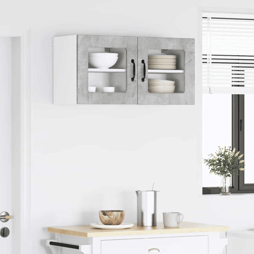 Armário de cozinha suspenso - armario de cocina colgante com porta Cinzento 40 x 31 x 40 cm Armário de cozinha suspenso - armario de cocina colgante com porta Cinzento 40 x 31 x 40 cm