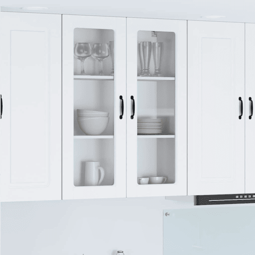 Armário de cozinha suspenso - armario de cocina colgante com porta Branco 80 x 31 x 100 cm