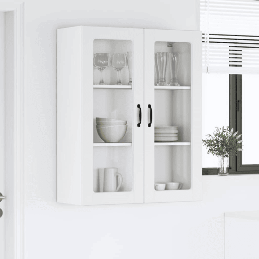 Armário de cozinha suspenso - armario de cocina colgante com porta Branco 80 x 31 x 100 cm