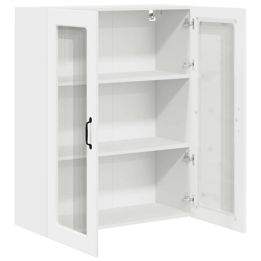 Armário de cozinha suspenso - armario de cocina colgante com porta Branco 80 x 31 x 100 cm