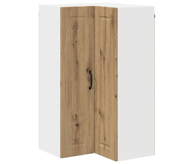 Armario de cocina de pared - mueble cocina roble artesanal 57 x 57 x 100 cm