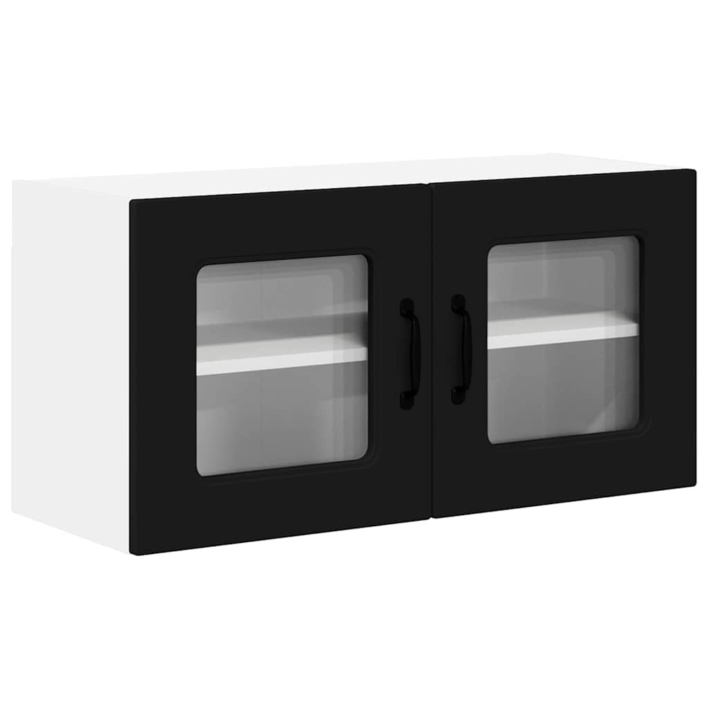Armario de cocina de pared - Mueble cocina 80 Negro