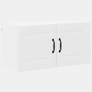 Armário de cozinha suspenso - armario de cocina colgante com porta Branco 80 x 31 x 40 cm