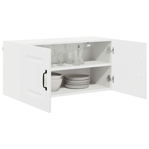 Armário de cozinha suspenso - armario de cocina colgante com porta Branco 80 x 31 x 40 cm