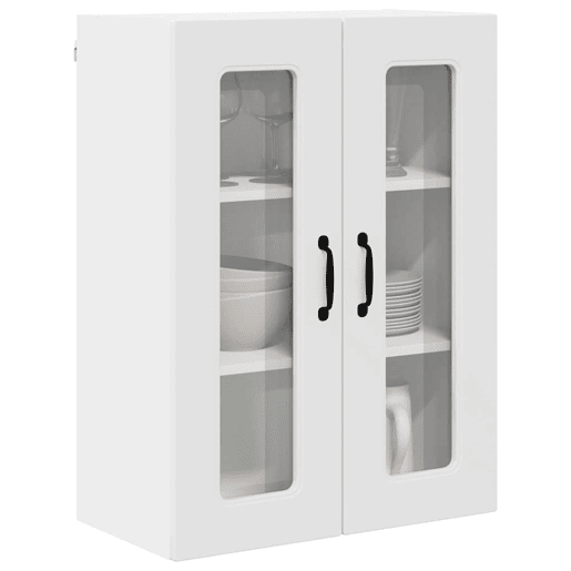 Armário de cozinha suspenso - armario de cocina colgante Branco Brilhante 60 x 31 x 80 cm