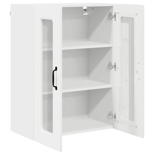 Armário de cozinha suspenso - armario de cocina colgante Branco Brilhante 60 x 31 x 80 cm