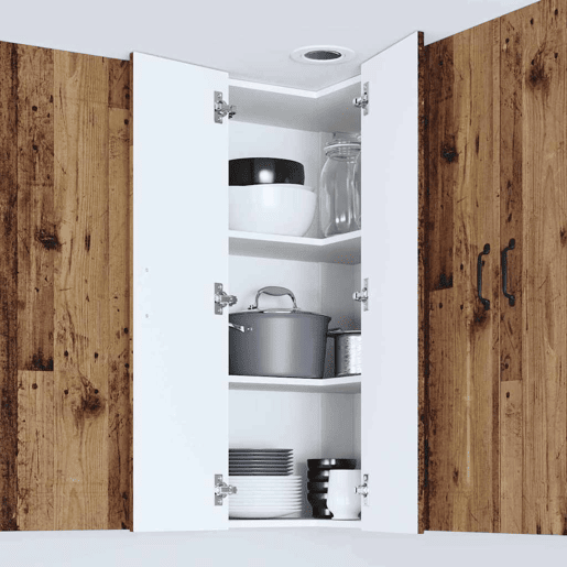 Armário de cozinha suspenso - armario de cocina colgante Madeira Antiga 57 x 57 x 100 cm