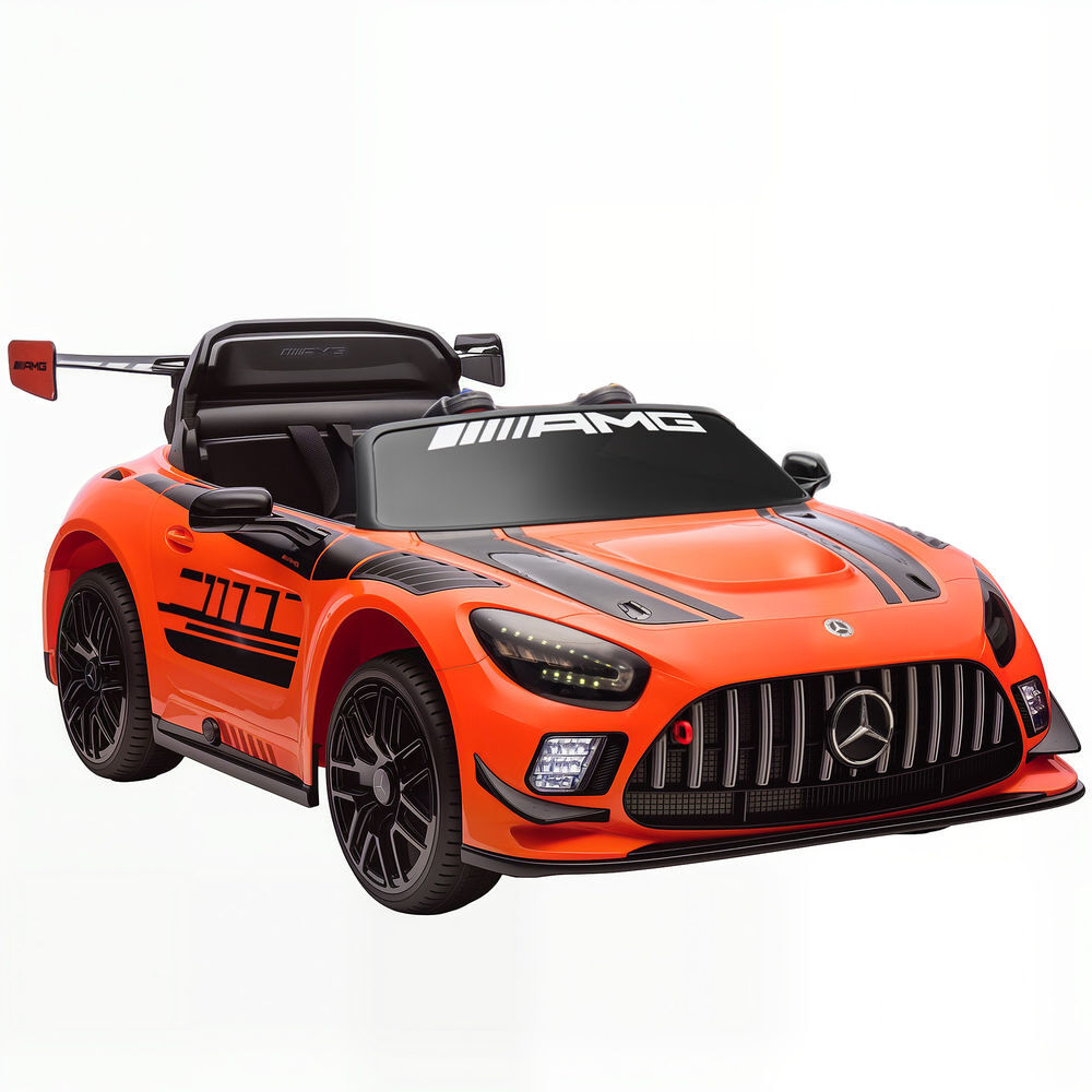 Coche Eléctrico Infantil PP, Metal AIYAPLAY Naranja
