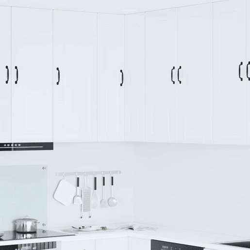 Armário de cozinha suspenso - armario de cocina colgante Branco Brilhante 57 x 57 x 100 cm