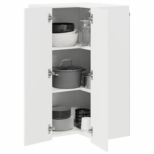Armário de cozinha suspenso - armario de cocina colgante Branco Brilhante 57 x 57 x 100 cm