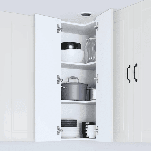 Armário de cozinha suspenso - armario de cocina colgante Branco Brilhante 57 x 57 x 100 cm