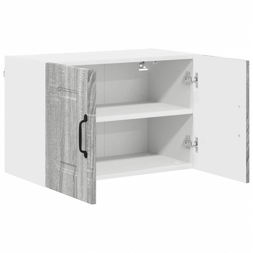 Lote de 2 Armários de cozinha suspendidos - Cozinha modular Colgantes Cinza Sonoma 60 x 31 x 40 cm