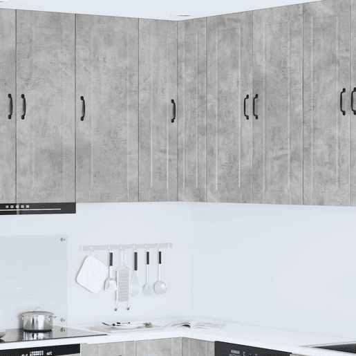 Armário de cozinha suspenso - armario de cocina colgante com porta Cinzento 57 x 57 x 100 cm