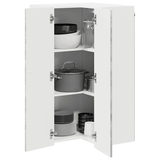 Armário de cozinha suspenso - armario de cocina colgante com porta Cinzento 57 x 57 x 100 cm