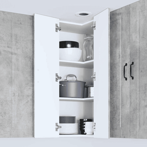 Armário de cozinha suspenso - armario de cocina colgante com porta Cinzento 57 x 57 x 100 cm