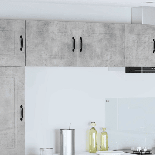 Lote de 2 Armários de cozinha suspendidos - Cozinha modular Colgantes Cinzento 50 x 31 x 40 cm