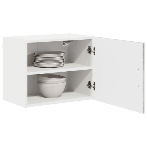 Lote de 2 Armários de cozinha suspendidos - Cozinha modular Colgantes Cinzento 50 x 31 x 40 cm