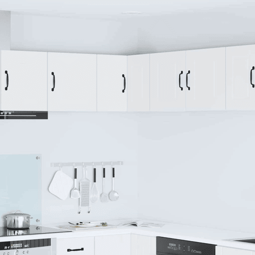 Armário de cozinha suspenso - armario de cocina colgante com porta Branco 57 x 57 x 40 cm