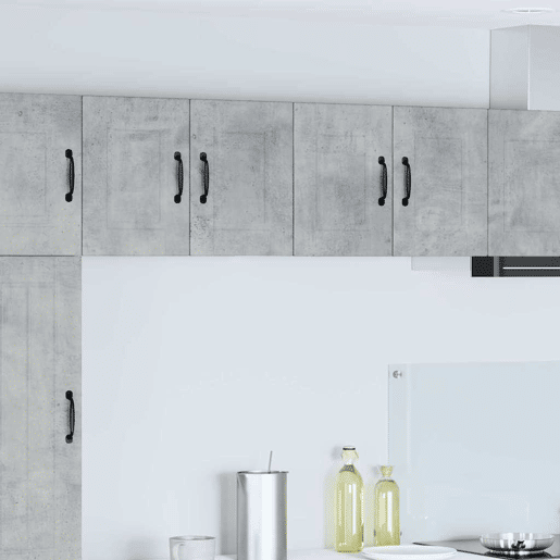 Lote de 2 Armários de cozinha suspendidos - Cozinha modular Colgantes Cinzento 60 x 31 x 40 cm