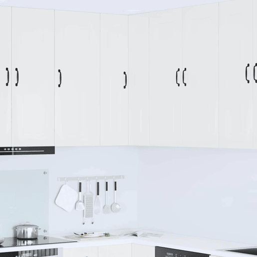 Armário de cozinha suspenso - armario de cocina colgante Branco Brilhante 57 x 57 x 100 cm